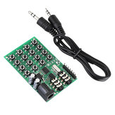 Módulo gerador de sinal de áudio DTMF AE11A04 Voice Dual Encoder Transmitter Board para teclado MCU 5 - 24VDC