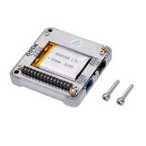 M5Stack® Batterie Bodenladebodenplatte ESP32 Satz RFID Magnetischer USB-C M5GO Batterie Boden mit 500 mAh MIC / RGB LED Bar IoT