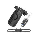 2 in 1 110 dB Bicycle Wireless Control Alarm USB Rechargeable Mountain Bike Bell Waterproof Outdoor Cycling
