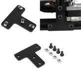 Aluminum Black T-type Boat Nut Screw Fixed Plate Bracket for 3D Printer Aluminum Profile Connect