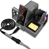Drillpro SD1 SD2 LCD 60W Soldering Station Professional PID Soldering Iron Station Tool Kit Adjustable Temperature 200-480°C with Solder Wire Holder Soldering Iron Holder & Screwdriver Slot