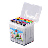 1 Piece 12/24/36/48/60 Colors Marker Pens Set Double-headed Marker Pen Hand-painting Artist Marker Pens Gifts for Kids Childrens