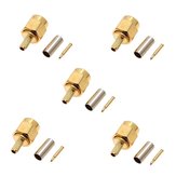 5PCS SMA Male 50-1.5 RF connector For RG174 RG316 LMR100 Cable 