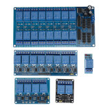 12V 1/2/4/8/16-csatornás relémódul optokapcsolóval PIC AVR DSP ARM Geekcreit-hez az Arduinoval való munkához - Arduino hivatalos tábláival működő termékek