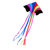1.4メートルの虹色アウトドアスポーツ飛行凧、携帯可能でカラフルで柔らかい。