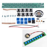 Conjunto de kit eletrônico DIY NE555 Kit de teclado Oito notas DIY peças de produção eletrônica Solda Treinamento divertido de prática