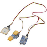 Skylark Tiny OSD IIIは、RCドローンFPVレーシング用の10Hz GPSと80A電流センサーを搭載しています