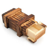Mini Compartimento Caja de Puzzle Mágico de Juguete de Madera