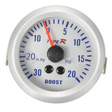 Medidor de pressão e vácuo Autometer Phantom Pointer de 52 mm, branco