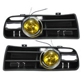 Gelber Nebelscheinwerfer LED Unterer Kühlergrill für 98-04 VW Golf MK4
