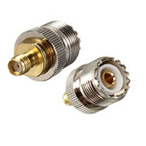 Alloy Steel UHF Female To SMA Female Jack RF Adapter Connector
