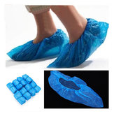 100Pcs μίας χρήσης πλαστικό παχύ κάλυμμα παπουτσιών χαλί εξωτερικής βροχής ημέρας 