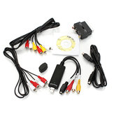 TV DVD Audio Video Grabber Stick Digitális átalakító kábel Scart adapterrel