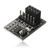 Socket Adapter-modulbrett for 8-pinners NRF24L01+ trådløs transceiver