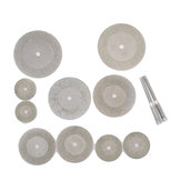 10 Uds. Discos de corte Diamond Grinding Slice Dremel para herramientas rotativas