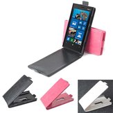Arriba-abajo Filp de cuero pu estuche de protección magnética para Nokia Lumia 920