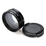 GoPro Hero 3 3+ için 37 mm UV CPL Filtre Lens Adaptör Koruyucu Set