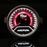 Универсальный автоматический красный индикатор соотношения воздуха и топлива Авто Мотор манометр дымовой лен