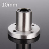 Machifit LMF10UU 10mm Round Flange Linear Ball Bearing Linear Motion Bearing CNC Parts