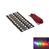 10X Multicolor LED Skylight Strip Lights for RC Drone FPV Racing