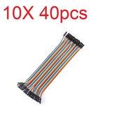 10X40pcs 20cm Male to Female Color Breadboard Cable Jump Wire Jumper For RC Models