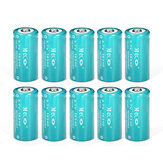 10PCS MECO 3.7v 1200mAh recargable CR123A / 16340 Li-ion Batería