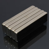 5 piezas N52 40x10x4mm imanes fuertes de bloque de tierras raras de neodimio