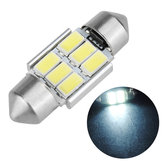 31MM Festoon 5630 6SMD Canbus Error Free Car Hvid LED Interior Dome Light Bulb