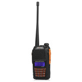 Rádio portátil BaoFeng UV-6R Walkie Talkie de duas vias com banda dupla UHF VHF e transceptor de 128 canais