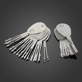 DANIU 20psc Αναδιπλούμενο Κλείδωμα Αυτοκινήτου Διπλής Όψης Κλειδαριά Συλλογή Εργαλεία Κλειδαράς
