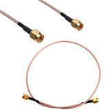 50cm SMA Męski na SMA Męski grodzi RF Coax Pigtail Cable Adpter Connector RG316
