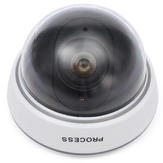 Dummy Szimuláció Dome Kamera 1500B felügyelet CCTV Biztonság villogó piros LED Fény