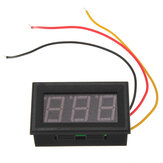 Mini Digital Voltmeterr Rød LED-panelmåler DC 0V til 99,9V