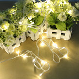 100 LED 10m Luz de Cadena de Decoración Blanca Cálida para Decoraciones Navideñas Liquidación de Luces de Navidad