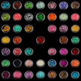 45 Colour Nail Art Glliter Decoration Powder Crush Shell Bead