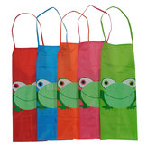 Childern Kids Cartoon Frog drukowane wodoodporne kostiumy malowanie fartuch 