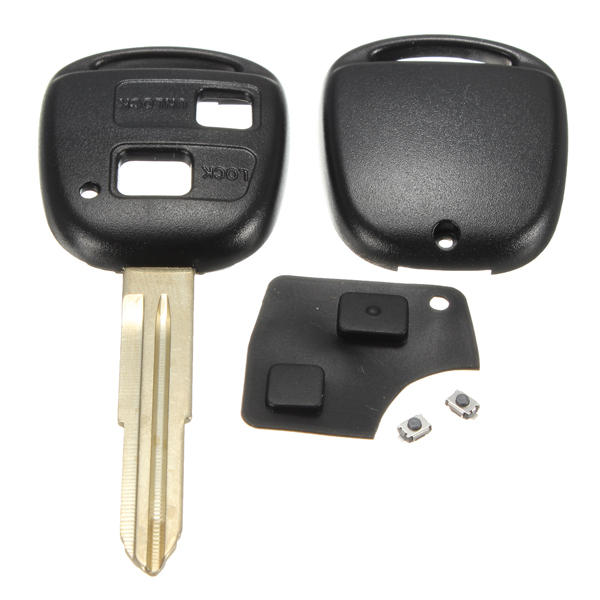 Remote Key Shell Rubber Pad Switches Blade Reparatieset voor Toyota Yaris
