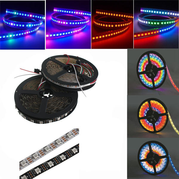 5M WS2812B 5050 RGB Non-Waterproof 300 LED Strip Light Dream Color Changing Individual Addressable D
