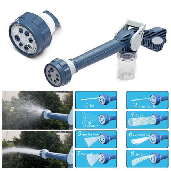 multifunction ez jet water cannon 8 in 1 turbo water spray nozzle ...