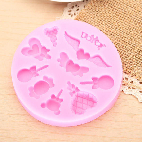 Silicone Chocolate Cake Decorating Mold Candy Lollipop Mold