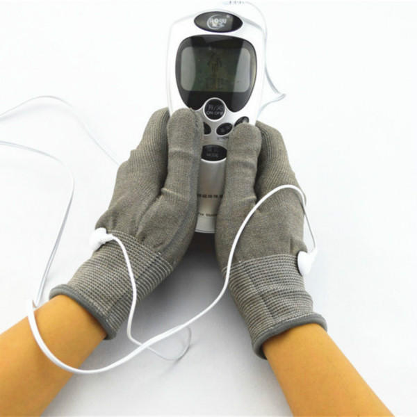 

A Pair Of Electrode Gloves For Acupuncture Digital Therapy