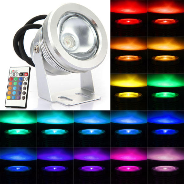 10w Rgb Color Changing Waterproof, Best Outdoor Led Color Changing Flood Lights