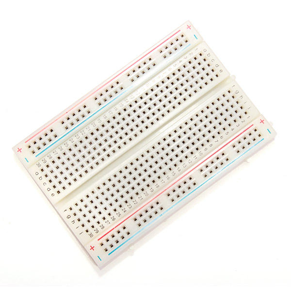 5Pcs 8.5 x 5.5cm White 400 Holes Solderless Breadboard For Arduino
