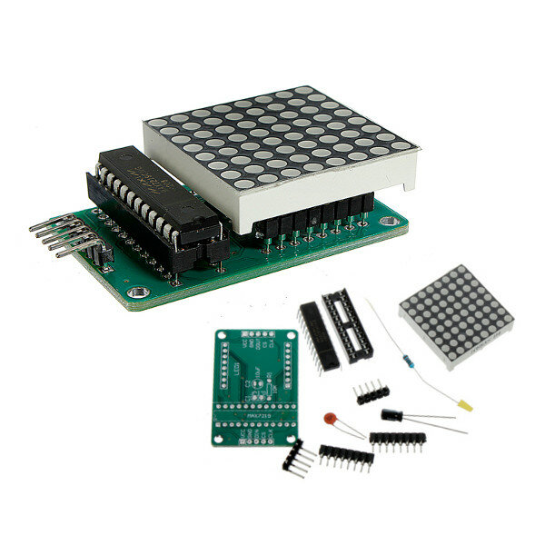 MAX7219 Dot Matrix Module DIY Kit SCM Control Module