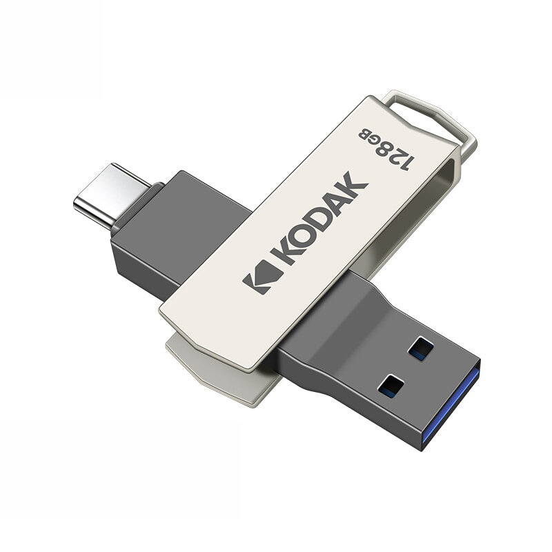 

K273 2 in 1 Type C & USB3.2 Flash Drive 256GB OTG Metal USB Stick Pendrive Cle OTG USB Flash Stick
