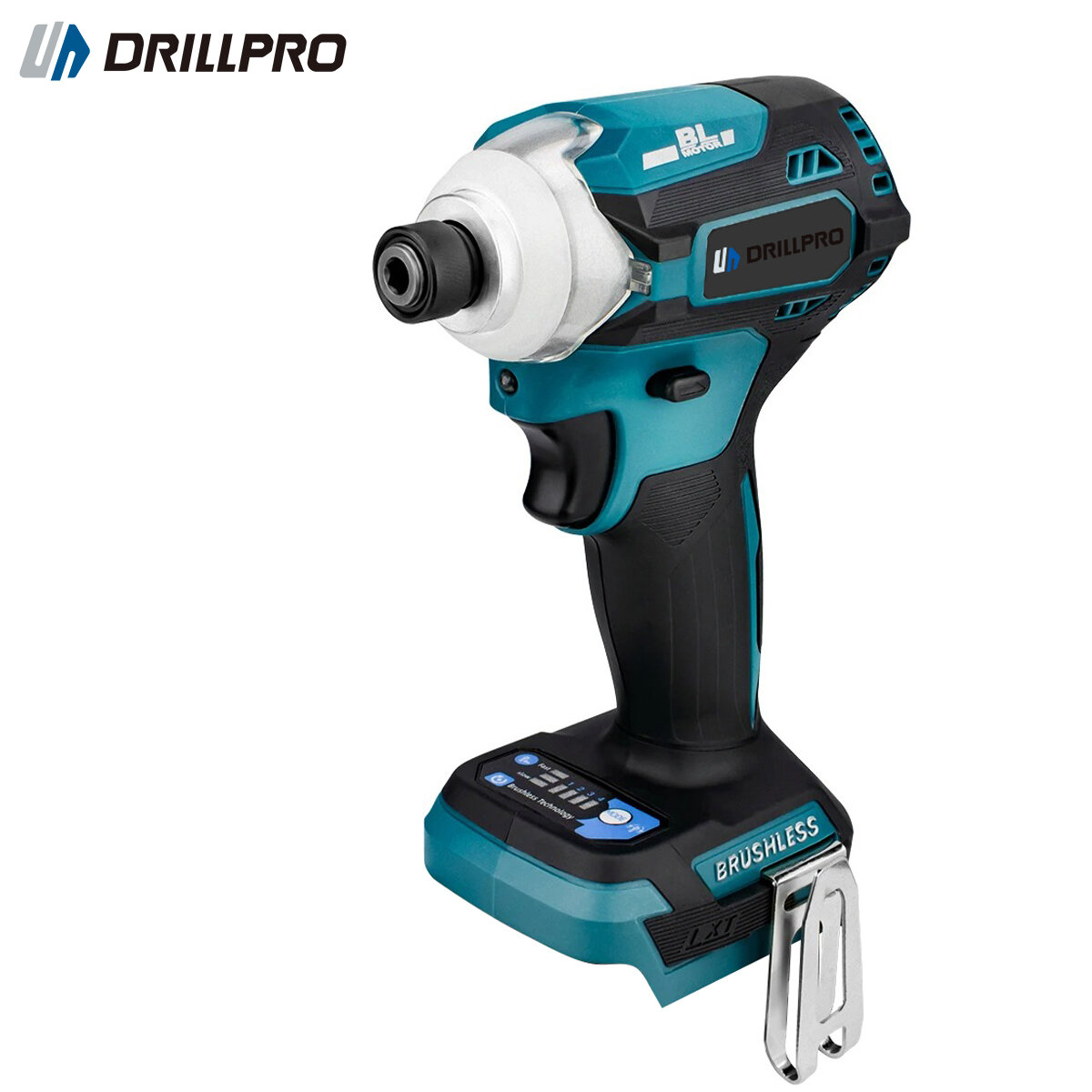

Powerful Brushless Power Impact Driver with High Torque 588N.M Compact Design LED Lights Mak 18V Battery Compatible Idea