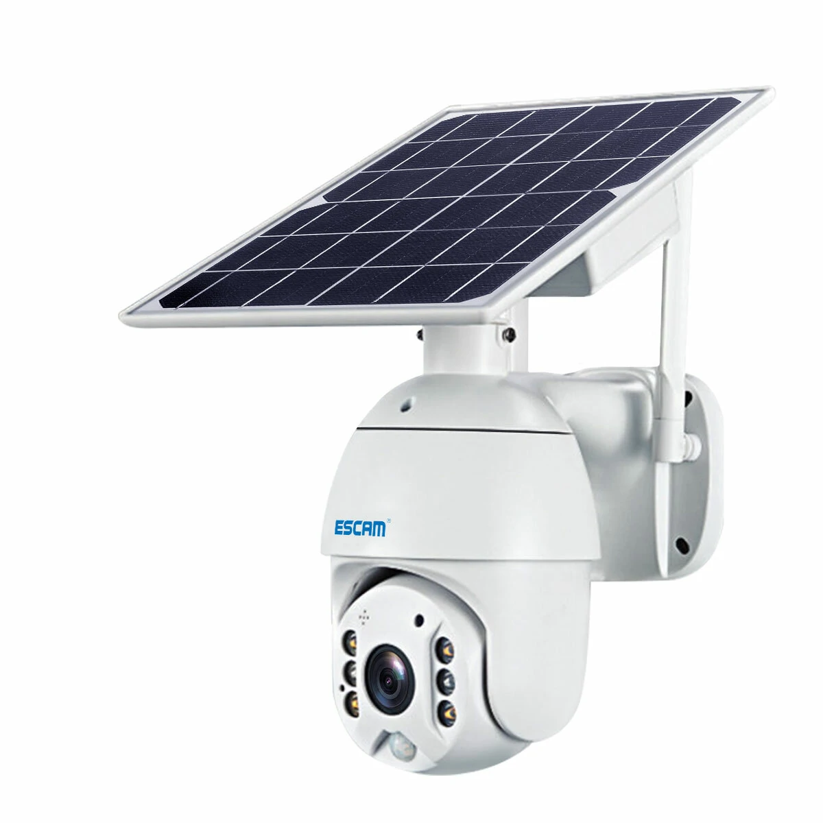 ESCAM QF280 vezetéknélküli, akkumulátoros kamera, napelemmel