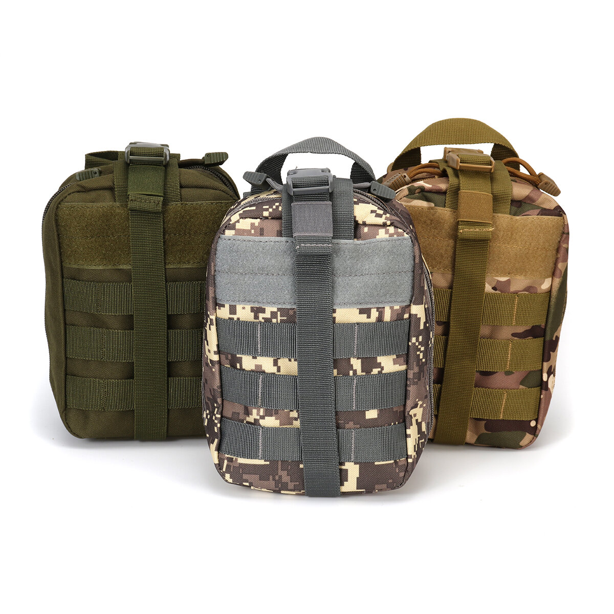 Takticzna torba na pas o pojemności 2,7 litra, wojskowa torba na pasie, wisząca torba na przechowywanie do obozowania i polowania na świeżym powietrzu.