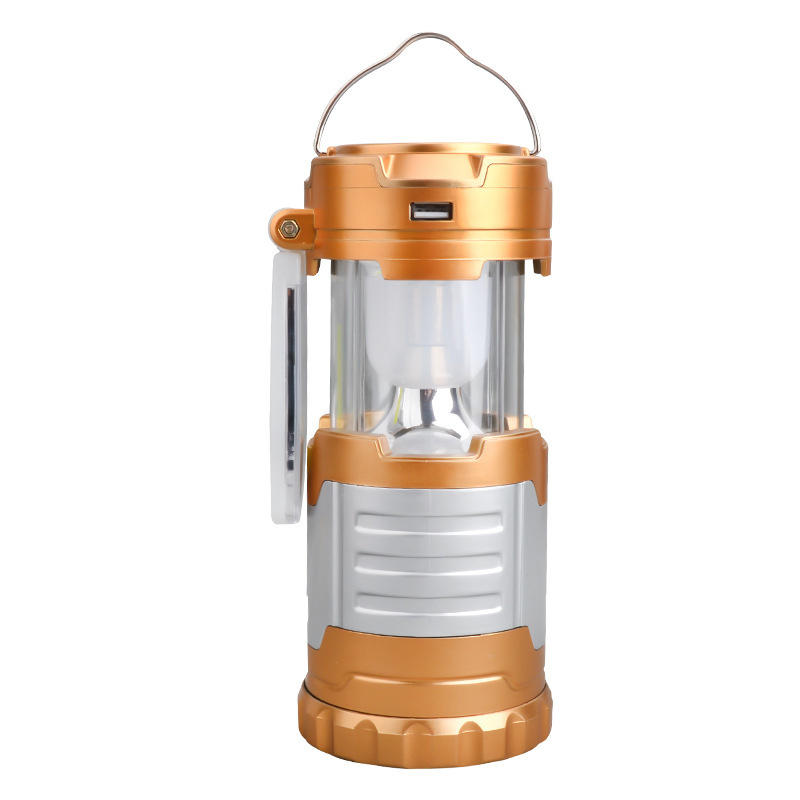 Outdoor Portable LED Camping Lantern Solar USB Work Light IPX6 Waterproof Emergency Lamp