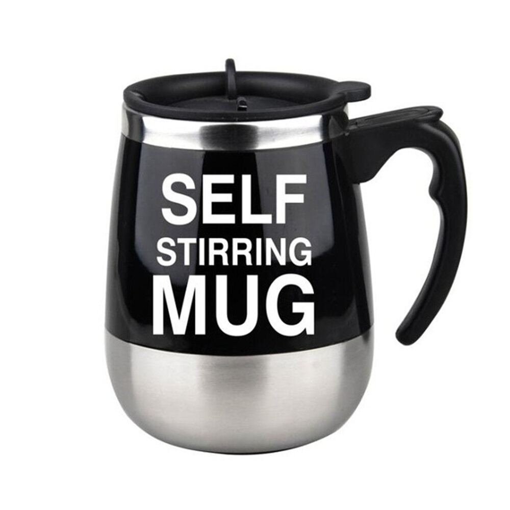 450ml Self Stirring Mug Automatic Mixing Mug Coffee Milk Grain Oat Stainless Steel Thermal Cup Double Insulated Smart Cup